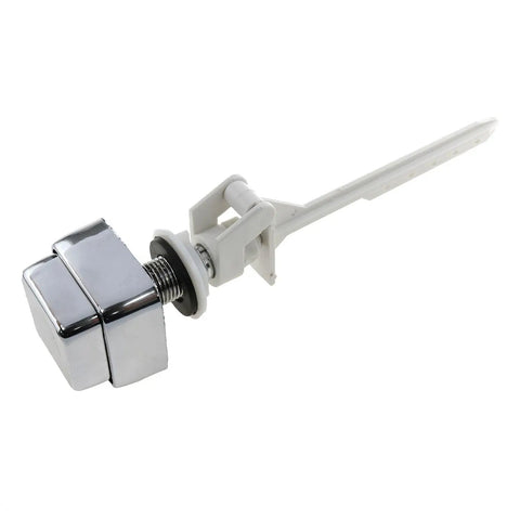 Push Button Toilet Flush Kit With Side Mount Handle Replacement Durable Plastic Trip Lever Easy Install Water Tank Flush Lever