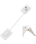 No Drill Refrigerator Lock For Cabinets And Drawers Easy Peel And Stick Adhesive Mount with keys