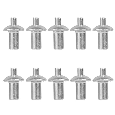 Pack of 10 Hammer Drive Expansion Rivets Aluminum Alloy Nail Head 5x9mm Durable Corrosion Resistant Fastening System.
