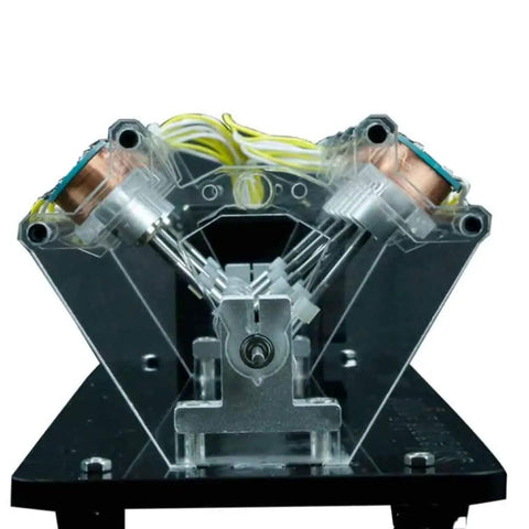8 Coils Brushless Motor Educational Model For Physics Demos And Teaching Gear On An Acrylic Stand Electromagnet Engine