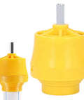 Heavy Duty 6 Piece Alloy Steel Pipe Threader Tool Set For Pvc And Metal Conduit Includes Half Inch Three Quarters And One Inch Dies With Tap Die Chasers For Manual Electric Drill Plumbing Jobs yellow pipe threading chaser tools