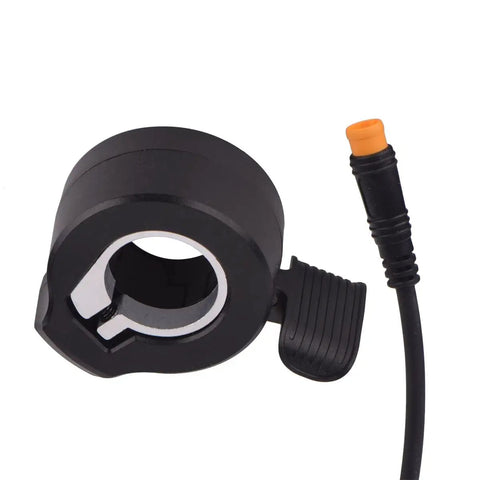 Right Hand Thumb Throttle For E Bikes And E Scooters No Fuss You Can Trust 12 To 72 Volt Hall Sensor With 5V 3 Pin SM Plug 11.8 Inch Cable 22.2 Mm Handlebars Fit Easy Install Smooth Responsive Speed Control