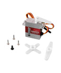 Heavy Duty 11Kg Digital Mini Servo Packin Hella Tight Metal Gears And A Lightning Fast Coreless Motor For RC Helicopters, parts and accessories visible.