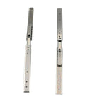 Two Pack 8 Inch Drawer Slides With Full Extension Ball Bearing Runners Heavy Duty Cold Rolled Steel Side Mount Hardware For Gaming Cabinets And Electronics Smooth Silent Glide, side view