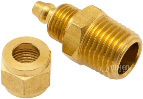 1/4 inch NPT brass compression fittings for air hoses