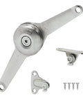 Heavy Duty Dual Flap Lid Support Hinge Folding Arm For Cabinets And Toy Boxes With Adjustable 75 To 110 Degree Angle Soft Close