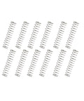 150Pcs Compression Springs Set 304 Stainless Steel Small Coil Springs, 0.3mm Wire Diameter, 4mm Outer Diameter, 25mm Length