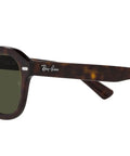 Erik Square Sunglasses Unisex RB4398 Non Polarized Havana Green Full Rim Frames 53mm Dope Style side view
