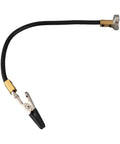 Magnetic Soldering Clip With Adjustable Gooseneck Hand Clamp, Alloy Steel Fixture For Circuit Board Repair And Welding Holding Tool Hands Free, Strong Magnetic Base, Flexible Arm, Black Or Silver, angled clamp view