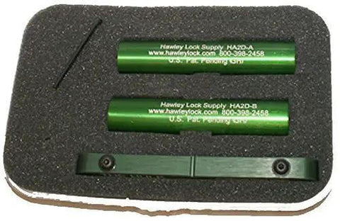 HA2 AB Residential Hinge Repair Kit With Free Storage Box Includes HA2a And HA2b Tools USA Made Hinges Adjusters in foam case