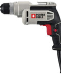 Corded Drill With Variable Speed From Zero To Two Thousand Five Hundred RPM Six Amp Workhorse Motor Three Eighths Inch Keyless Chuck