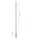 Sink Drain Overflow Cleaning Brush 17.7 Inch Long Flexible Hair Catcher For Stubborn Clogs No Fuss One Half Inch Diameter Sewer Cleaner Tool