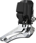 105 Di2 12-Speed Front Derailleur Braze-On Mount Black for Road Bikes Electronic Shifting
