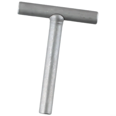 Heavy Duty T Handle Valve Adjusting Wrench With 3Mm 3.5Mm 4Mm Square Drive Socket For Motorcycle Engine Clearance Tuning, gray steel design.