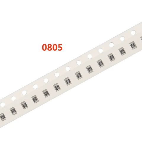 Massive SMD Resistor Kit With 4500Pcs 1206 0805 And 0603 Chip Resistors featuring 0805 resistors on tape, clear marking, thick film.
