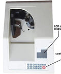 Heavy Duty Cash Counter Machine With Bright LCD Screen And Smart Counterfeit Scanner control panel view with imported motor.