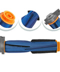 Image of a blue roller brush from the Pro Grade Replacement Parts Kit For Robot Vacuum Cleaners Compatible With AV2501AE AI Ultra AV2511AE