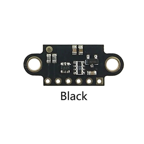 Tight Build ToF Laser Rangefinder Module For Makers And Techies Rock Solid 940nm Infrared Distance Sensor Plug And Go I2C Digital Breakout Board with black circuits.