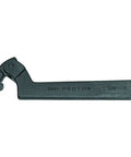 Heavy Duty Adjustable Hook Spanner Wrench With Three Quarters To Two Inches Capacity For Tightening Side Slot Nuts Collars Lock Nuts And Bearings Featuring A Non Reflective Black Oxide Finish close-up