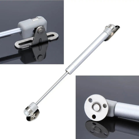 Heavy Duty Gas Hydraulic Struts Pair Delivering Smooth Soft Close Assist For Sturdy Flip Doors And Large Toy Box Lids close-up detail