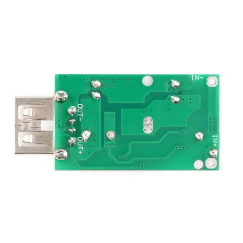 Badass 4 Pack USB Car Charger Module circuit board with USB connection, used for 5V 2A step down conversion in vehicles.