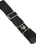 Elastic Horse Riding Belt With Hook Buckle For Stable Comfort Waist Strap For Equestrians And Leisure, black color