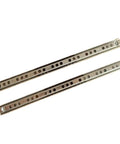 Two Section Full Extension Drawer Slides Set 342mm Long And 17mm Wide Pair With Quick Release Detachable Latches for cabinets and furniture