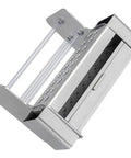 Slick Desktop Tool Organizer Rack With Spacious Drawer For Screwdriver And Hand Tool Storage Keeps Your Workspace Crisp So You Can Crush Your Daily Hustle Without Delay, showing silver metal construction with clear slide-out drawer.