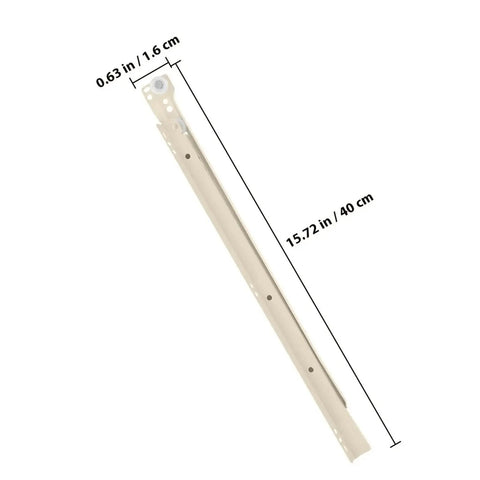 Built Tough Heavy Duty Ball Bearing Drawer Slides 2 Pack Full Extension Cold Rolled Steel Cabinet Hardware side mount track dimensions