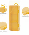 Rock Solid Pvc Hex Key Set With Secure Case That Keeps Nine Essential Wrenches Safe For Easy Furniture Assembly And Quick Home Repairs Anywhere, yellow PVC case with hook and snap latch