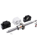 SFU3210 C7 Precision High Performance Ball Screw Kit 1250Mm With Single Nut Dual Support Brackets And Beefy Taper Coupler For Cnc Router Flat Out Shop Builds including threaded rod and support brackets.