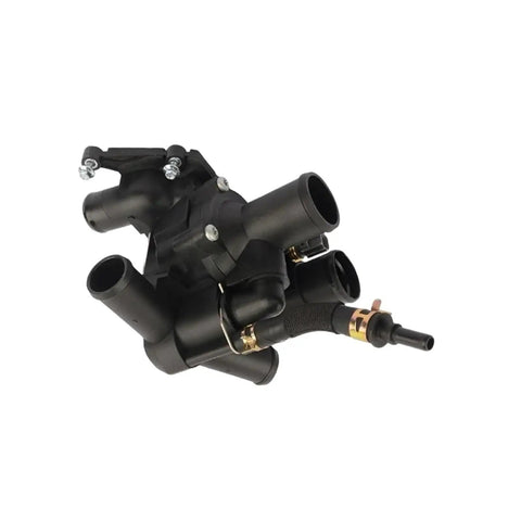 Heavy Duty Engine Coolant Thermostat Assembly For Range Rover L322 3.6 TDV8 2006 To 2012 black plastic component with connectors