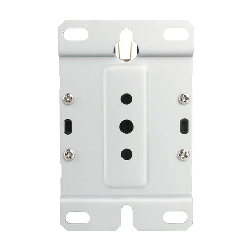 Back view of 3 Pole 24V AC 40A Heavy Duty HVAC Contactor for condenser and compressor replacement, shown with mounting slots.