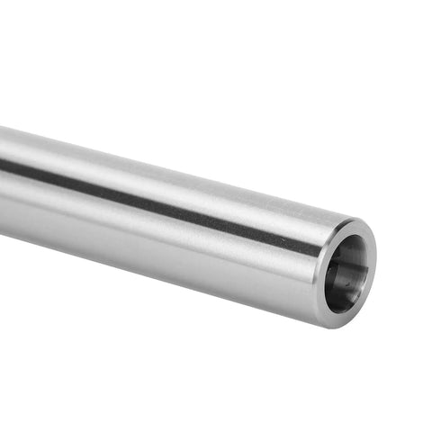 Solid Straight Shank Collet Chuck Holder For Rear Pull Lathe Machining C20 DC08 200L with internal cooling hole close-up
