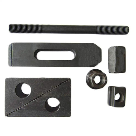 58 Piece T Slot Clamping Kit For Metal Milling Machines With Three Eighths Inch T Type Fixtures Beefy Pro Grade High Speed Steel Build
