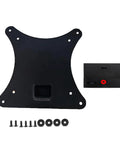 Zero Drama Monitor Adapter For Vesa 75 And 100 Mm Brackets Heavy Duty Steel Wall Mount adapter plate with screws and washers.