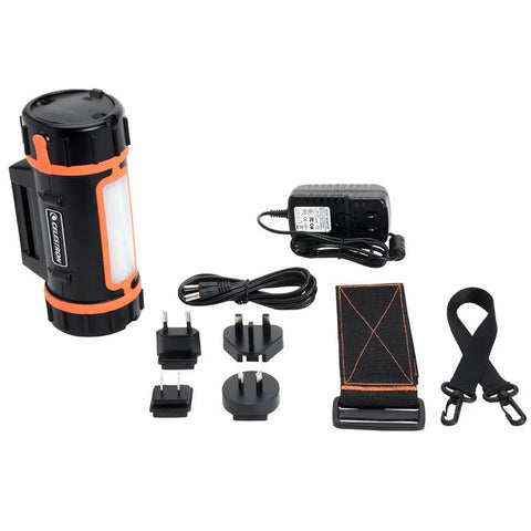 Go To Portable Power Tank LiFePO4 For Telescopes And Astronomy, 12V Battery Pack with accessories, tripod mount, USB ports