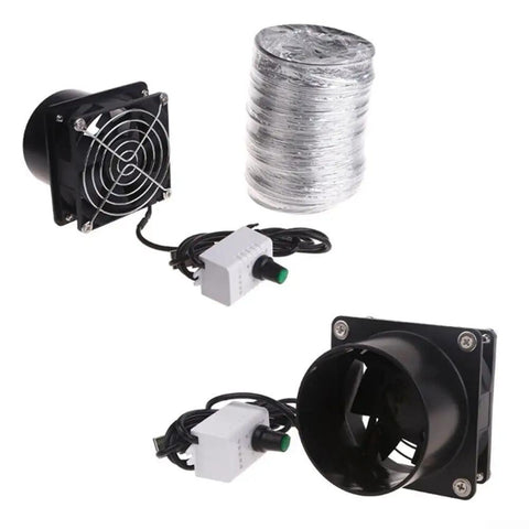 Fume Extractor Fan For Soldering, USB Adjustable Smoke Absorber With 6m Pipe Kit, Duct Exhaust System components