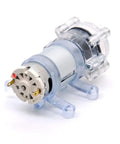 Compact Self Priming Diaphragm Pump 6V to 12V Micro Water Pump with transparent silicone case and durable build