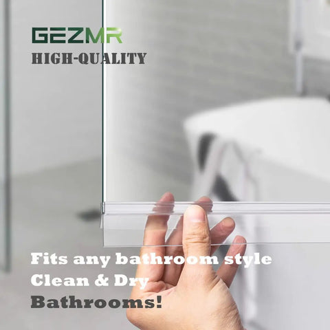 Two Pack Frameless Shower Door Bottom Seal For Quarter Inch Glass Fits 23mm Gap And Wide Gap Prevents Leaks Keeps Your Bathroom Dry