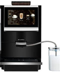 Fully Automatic Espresso Machine With Ceramic Flat Burrs And Nine Grind Size Options, 7 Inch HD Touchscreen, Large Water Tank For Office Use
