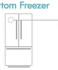 Illustration showing Two Pack Refrigerator Water Filter That Fits 9690 Series Delivers Clean Water With 99 Percent Chlorine Reduction.