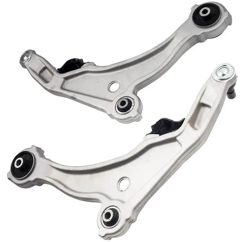 Nissan Front Lower Control Arm Kit With Bushings Twin Pack LH RH For 2009 2014 Models 521-723 Direct Fit Beefy Steel