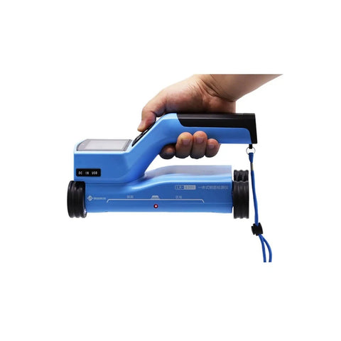 Dead Nuts Accurate Wall Scanner with sleek compact frame held in hand, finding pipes and cables for home renovations.