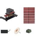 Heavy Duty Mini Belt Sander And Desktop Knife Sharpener Machine with sanding belts and polishers for precision sharpening.