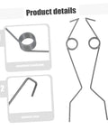 Get your kitchen trash bins back in action with these six durable torsion springs designed for 100 liter garbage cans, offering a universal fit to fix lid lift and support issues for easy DIY home repair without needing pricey new cans. stainless steel trash can torsion springs, product details