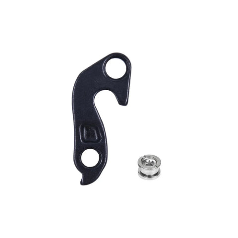 Beefy Rear Derailleur Hanger 11 Replacement For Select Road And Gravel Bikes, black anodized, with mounting screws