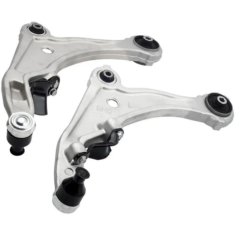 Nissan Front Lower Control Arm Kit With Bushings Twin Pack LH RH For 2009 2014 Models 521-723 Direct Fit Beefy Steel Construction