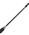 Weighted Golf Swing Trainer For Indoor Practice And Warm Up Right Handed Grip Training Device, 70 cm long, black with silver accents.
