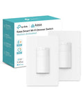 Smart Motion Sensor Dimmer Switch For Single Pole Wiring No Hub Required 2.4GHz WiFi Works With Alexa And Google Assistant Neutral Wire Required UL Certified 2 Pack with packaging